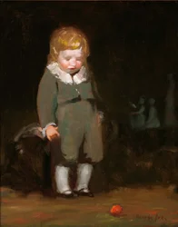 Niño en gris